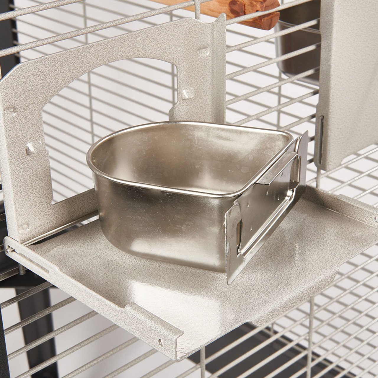 Castello 2 Large Parrot Cage with Divider for sale - Image 3