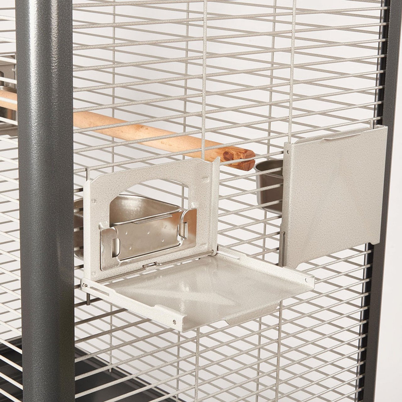 Castello 2 Large Parrot Cage with Divider for sale - Image 2