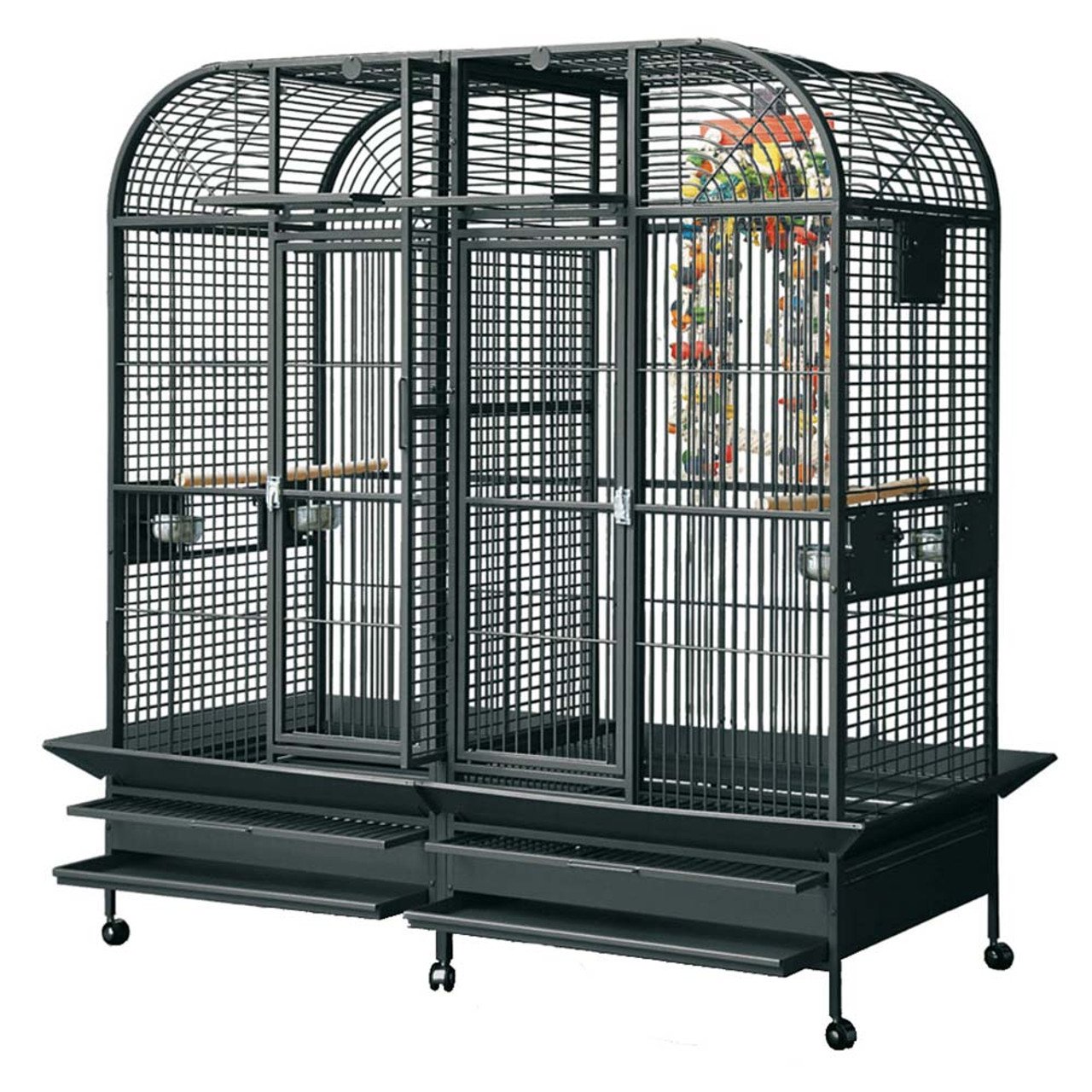 Castello 2 Large Parrot Cage with Divider for sale
